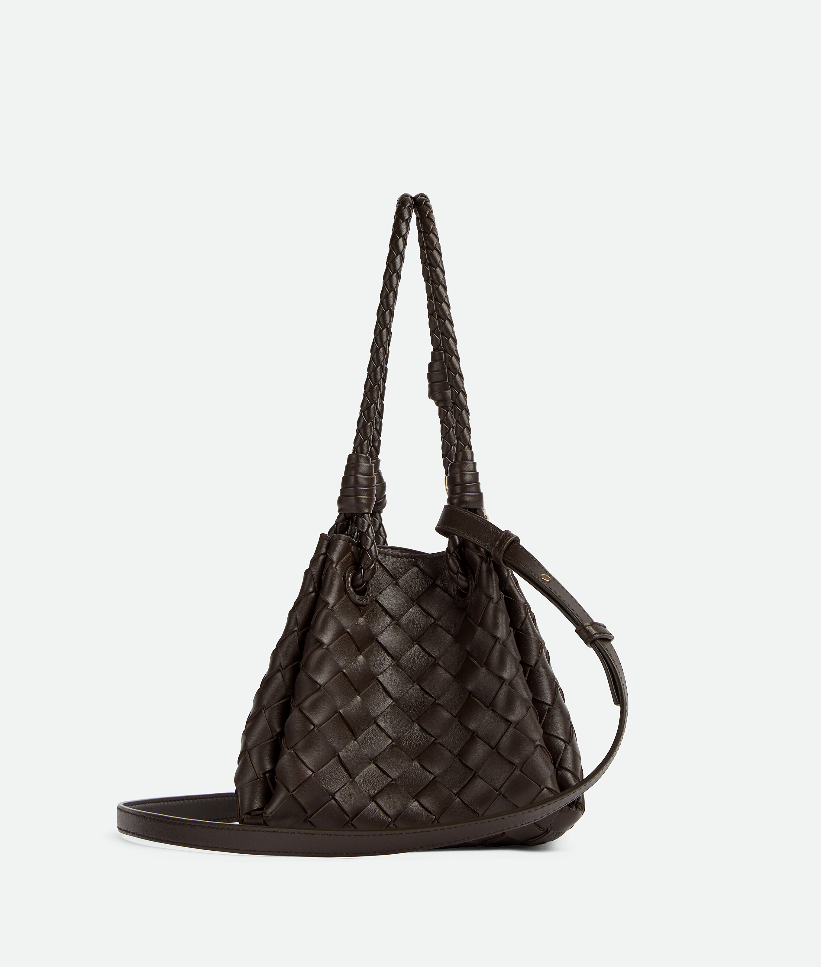 Bottega Veneta Parachute Petit Format In Brown