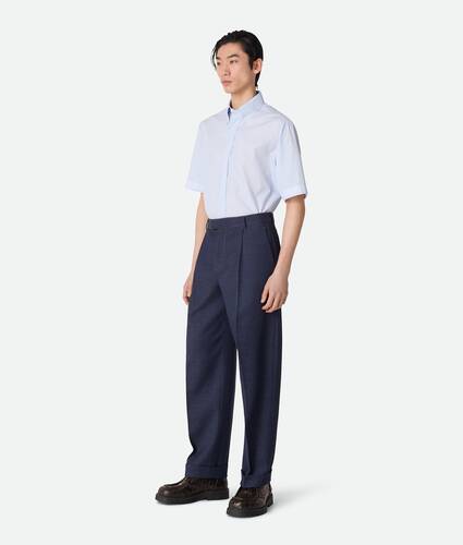 Melange Wool Drill Pants