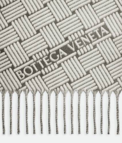 Cashmere Blanket With Intreccio Motif