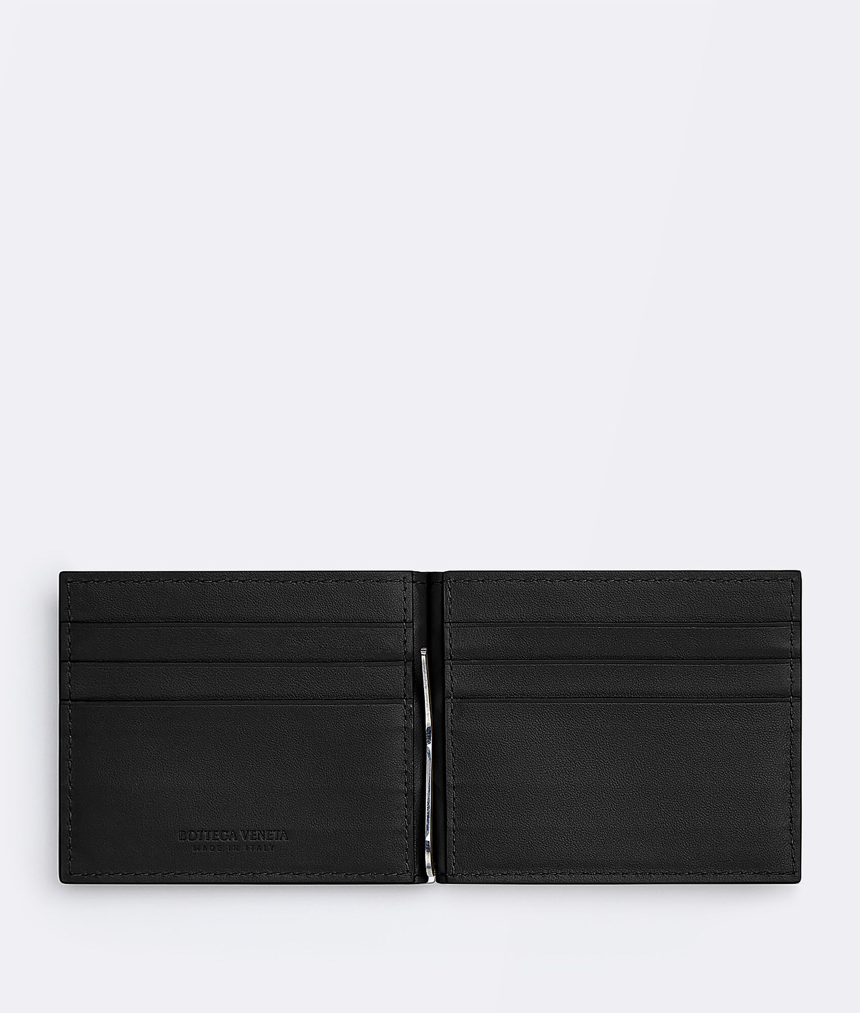 ネロイントレチャート マネークリップ付き二つ折りウォレット| Bottega