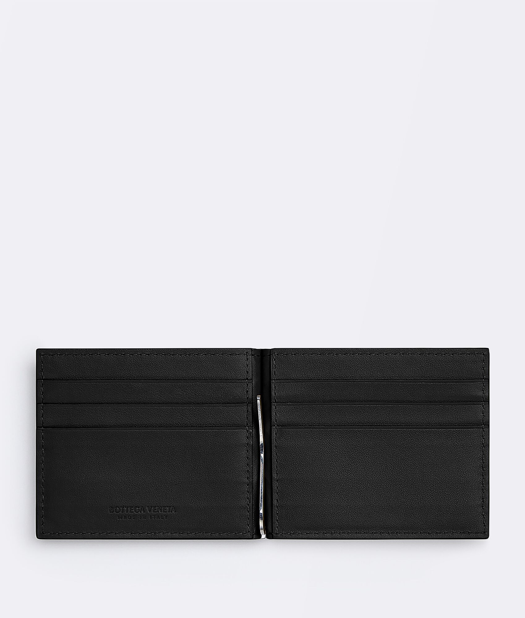 Bottega Veneta® Men's Intrecciato Bill Clip Wallet in Nero. Shop