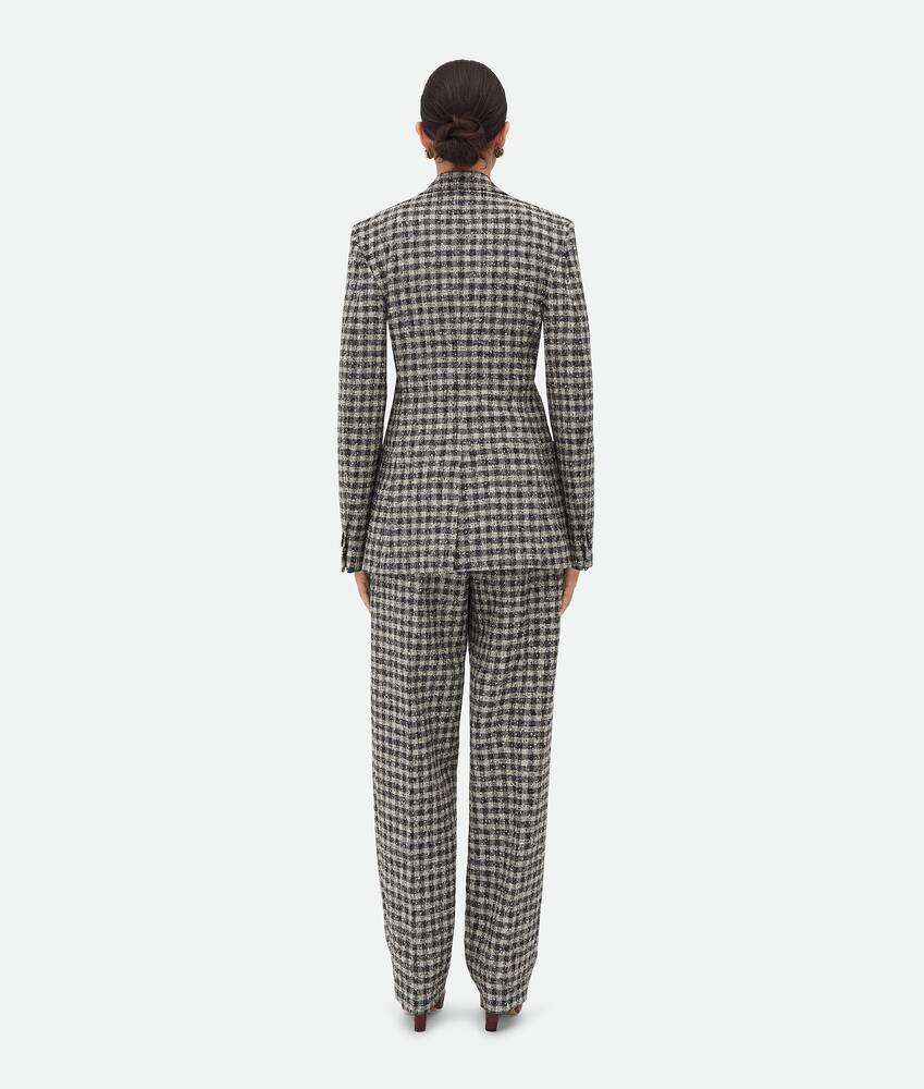 Display a large version of the product image 3 - Boucle Gingham Wool Jacket