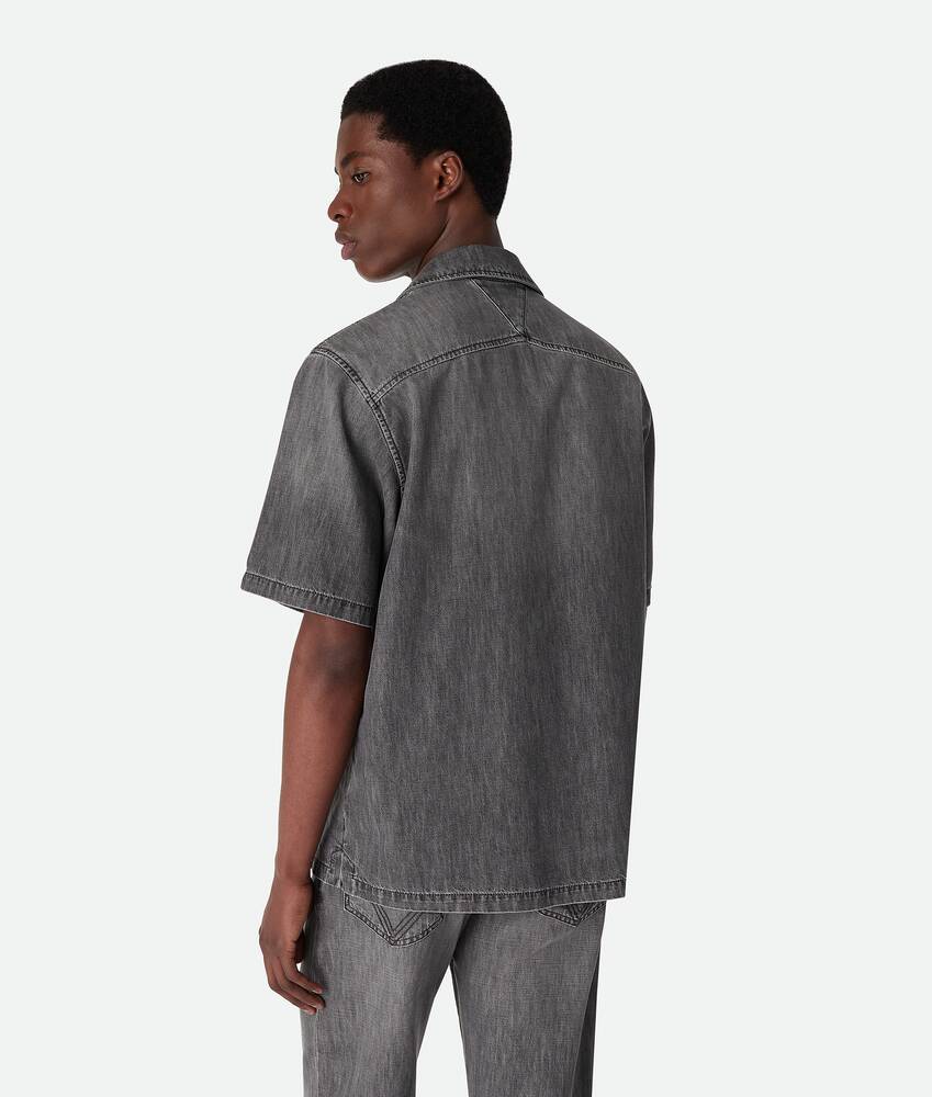 Display a large version of the product image 3 - Vintage Black Denim Shirt