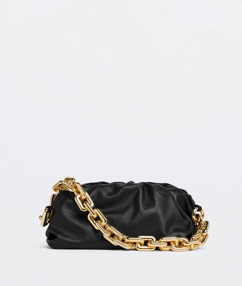 Bottega Veneta® Women's Chain Pouch in Black. Shop online now.