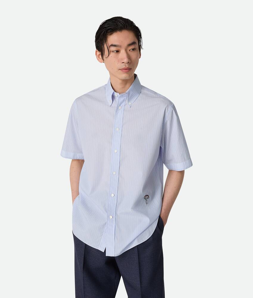 Visualizza una versione più grande dell’immagine del prodotto 1 - Camicia in popeline di cotone a righe