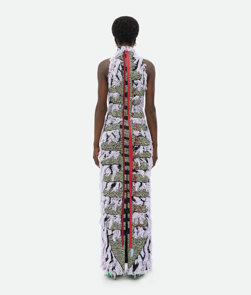 Display a large version of the product image 3 - Jacquard Fringed Long Dress