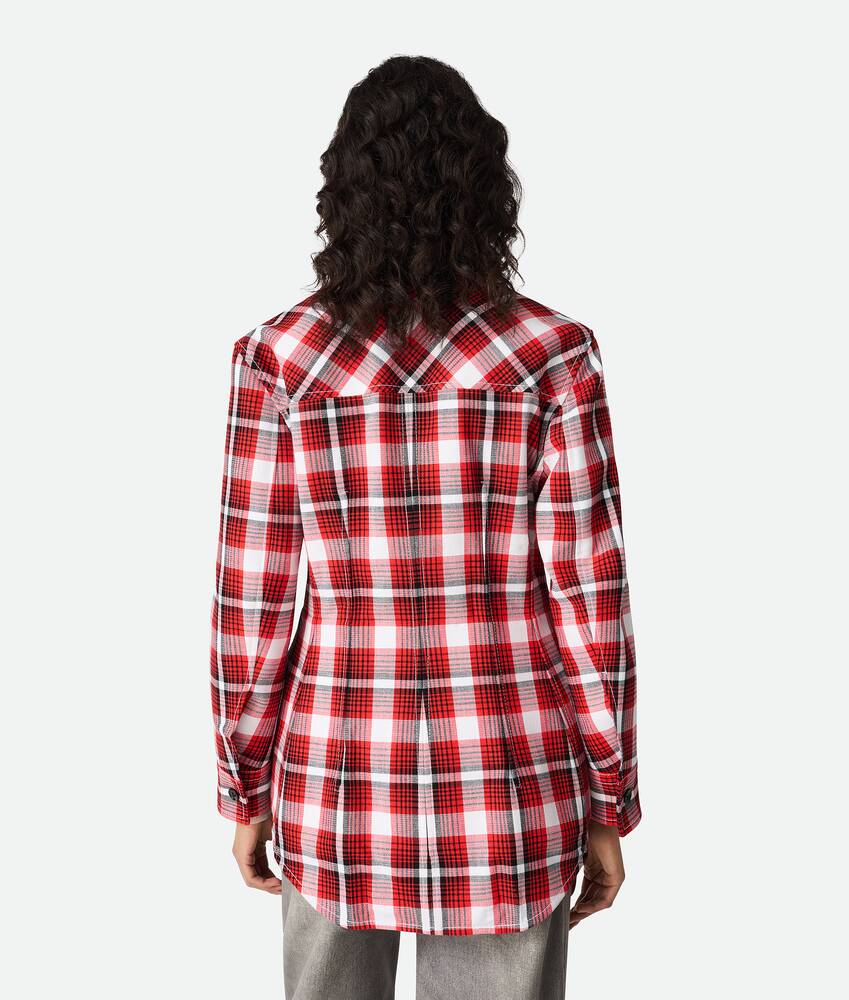 Display a large version of the product image 3 - Structured Cotton Check Jacket