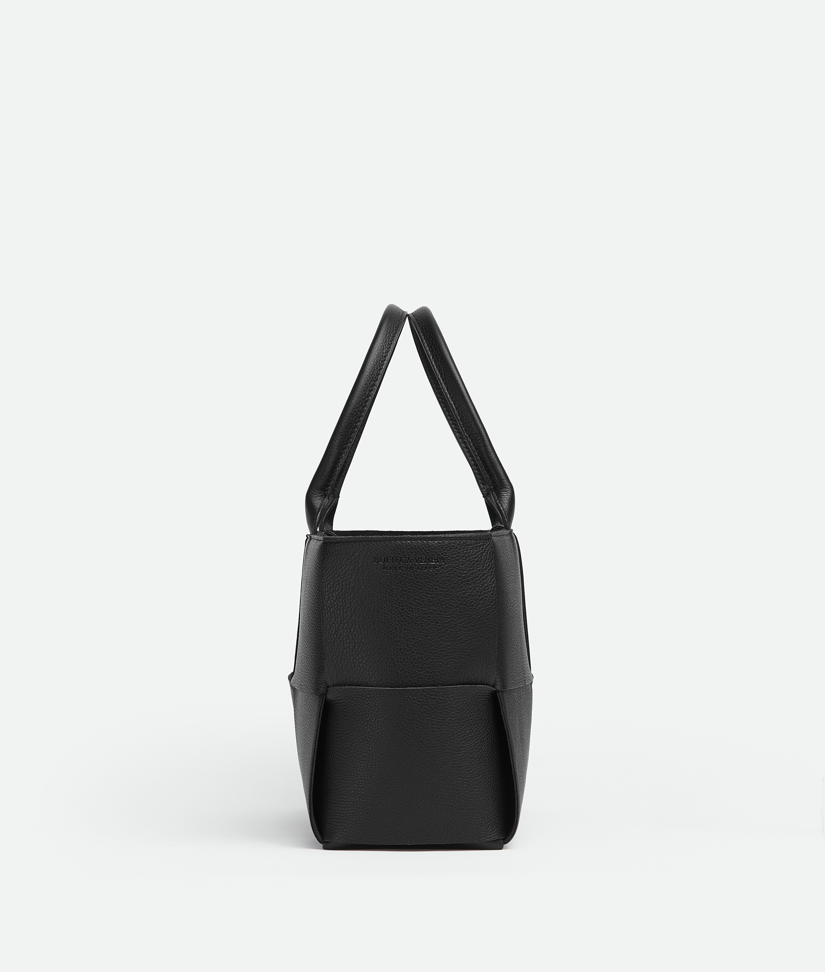 Shop Bottega Veneta Small Arco Tote Bag In Black