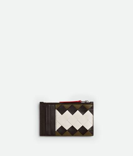 Intrecciato Zipped Card Case