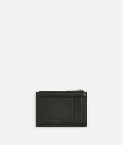 Intrecciato Diagonal Zipped Card Case