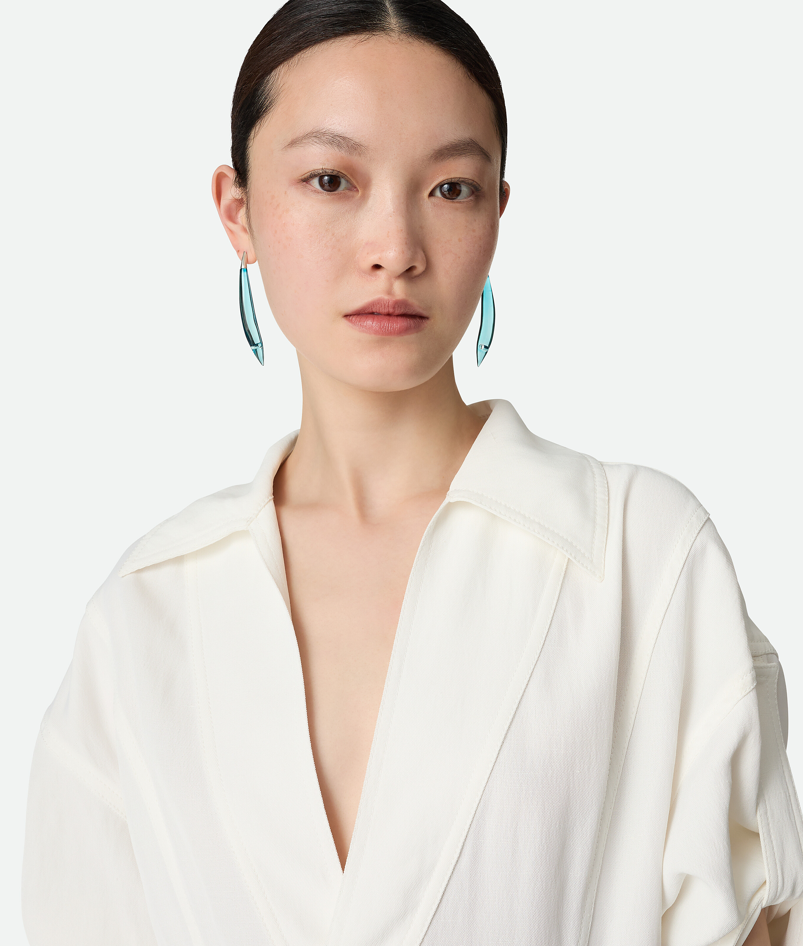 Bottega Veneta Sardine Earrings - Ice - Woman