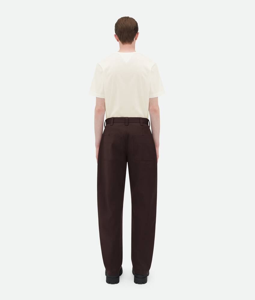 Display a large version of the product image 3 - Stretch Cotton Tapered Trousers