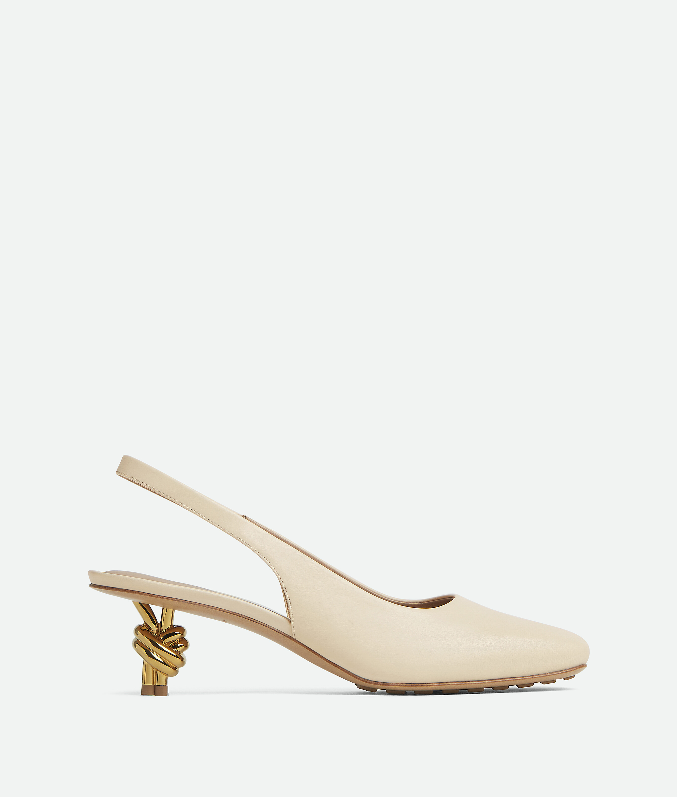 Bottega Veneta Knot Pump - Sea Salt - Woman - 5