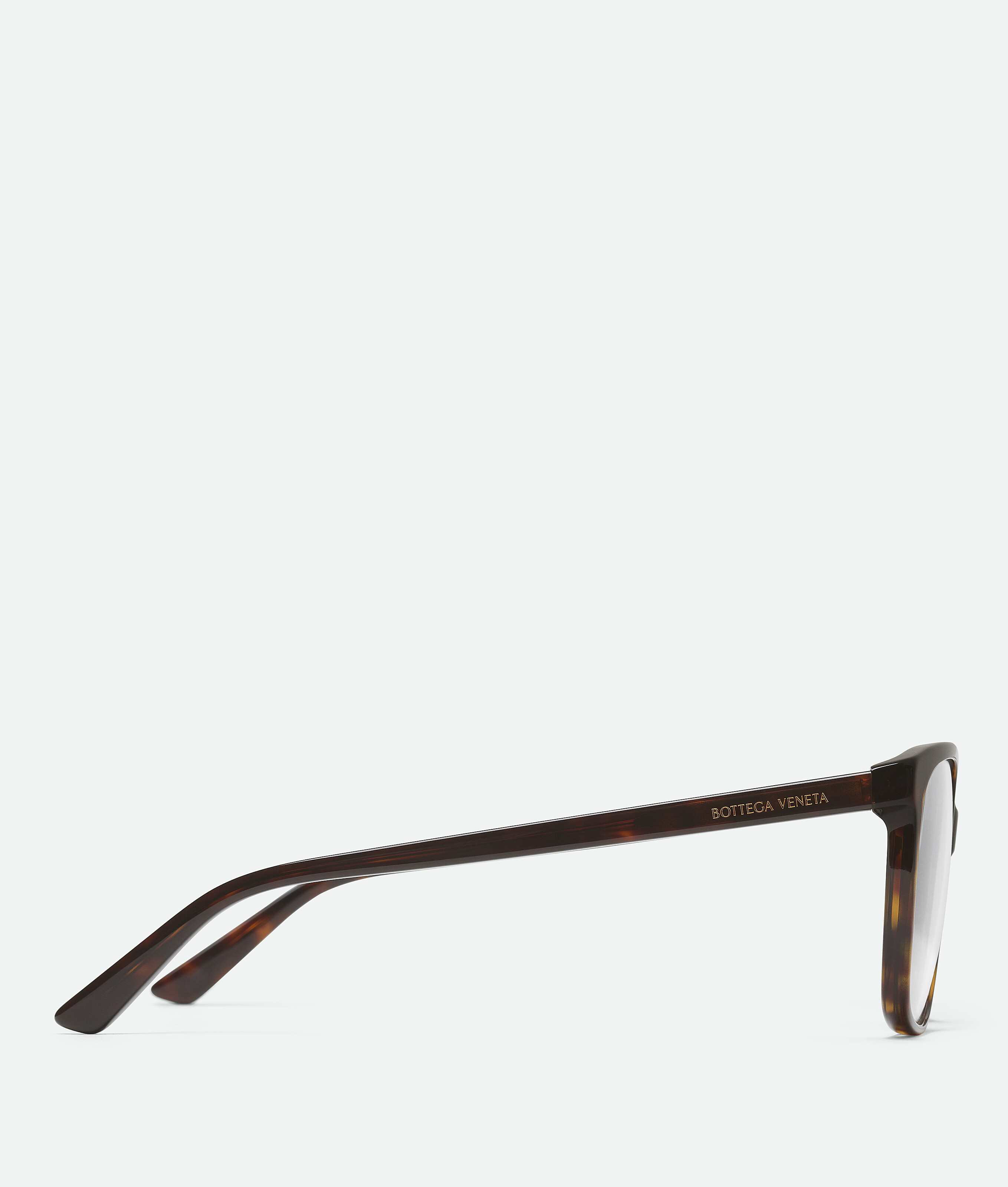 Bottega Veneta Classic Square Eyeglasses In Brown