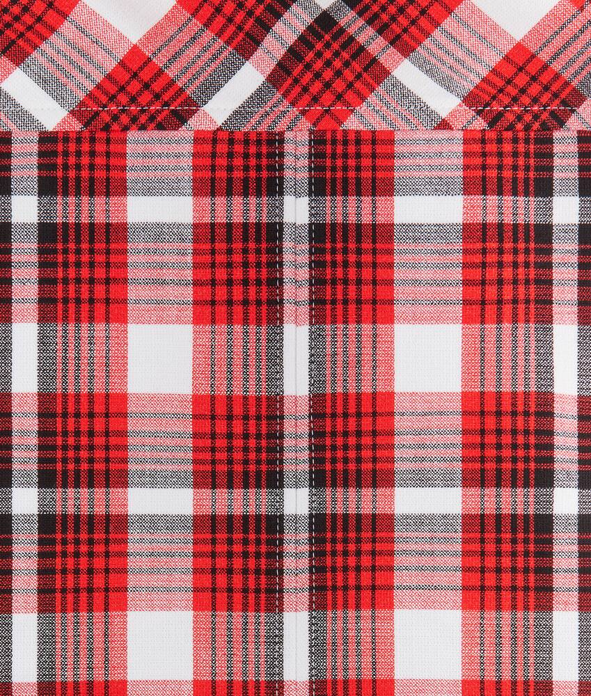 Display a large version of the product image 5 - Structured Cotton Check Overshirt