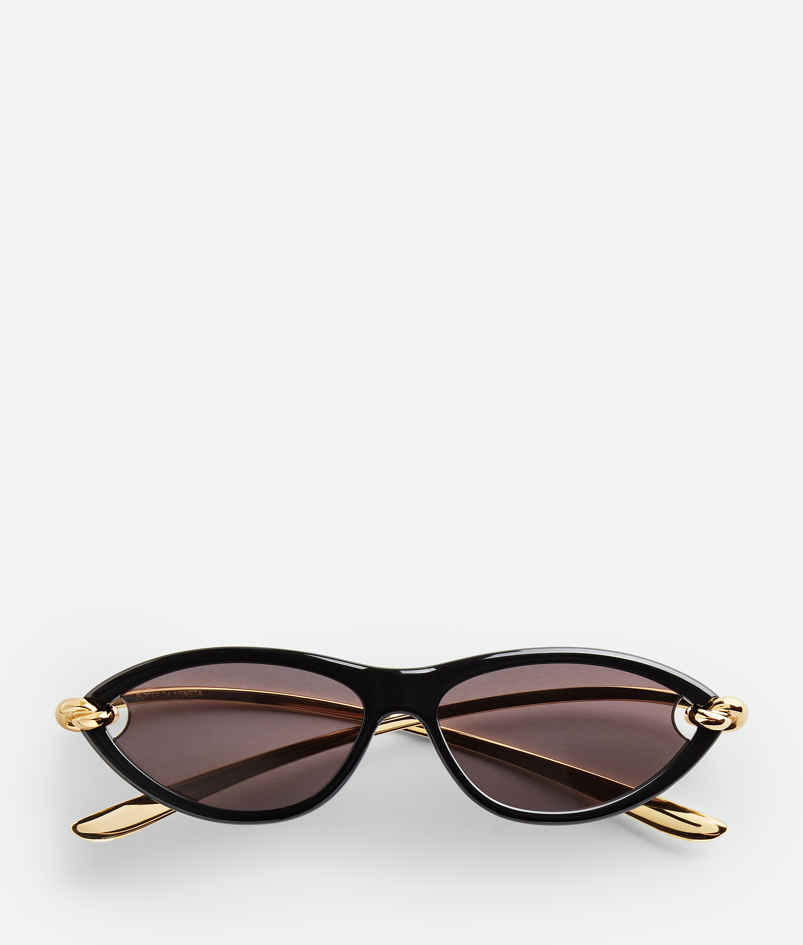 Bottega Veneta Knot Cat Eye Sunglasses - Black - Unisex -