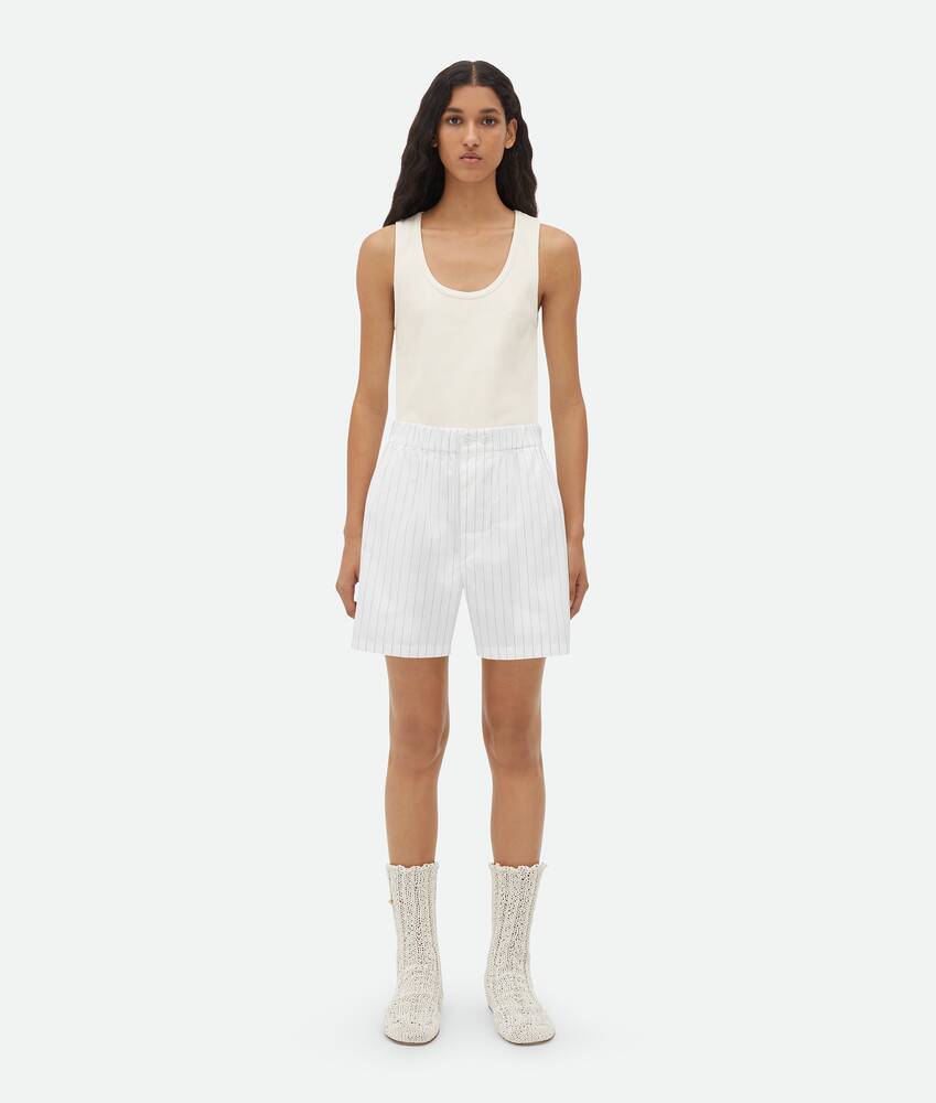  Pantalones cortos de algodón para mujer, sin mangas