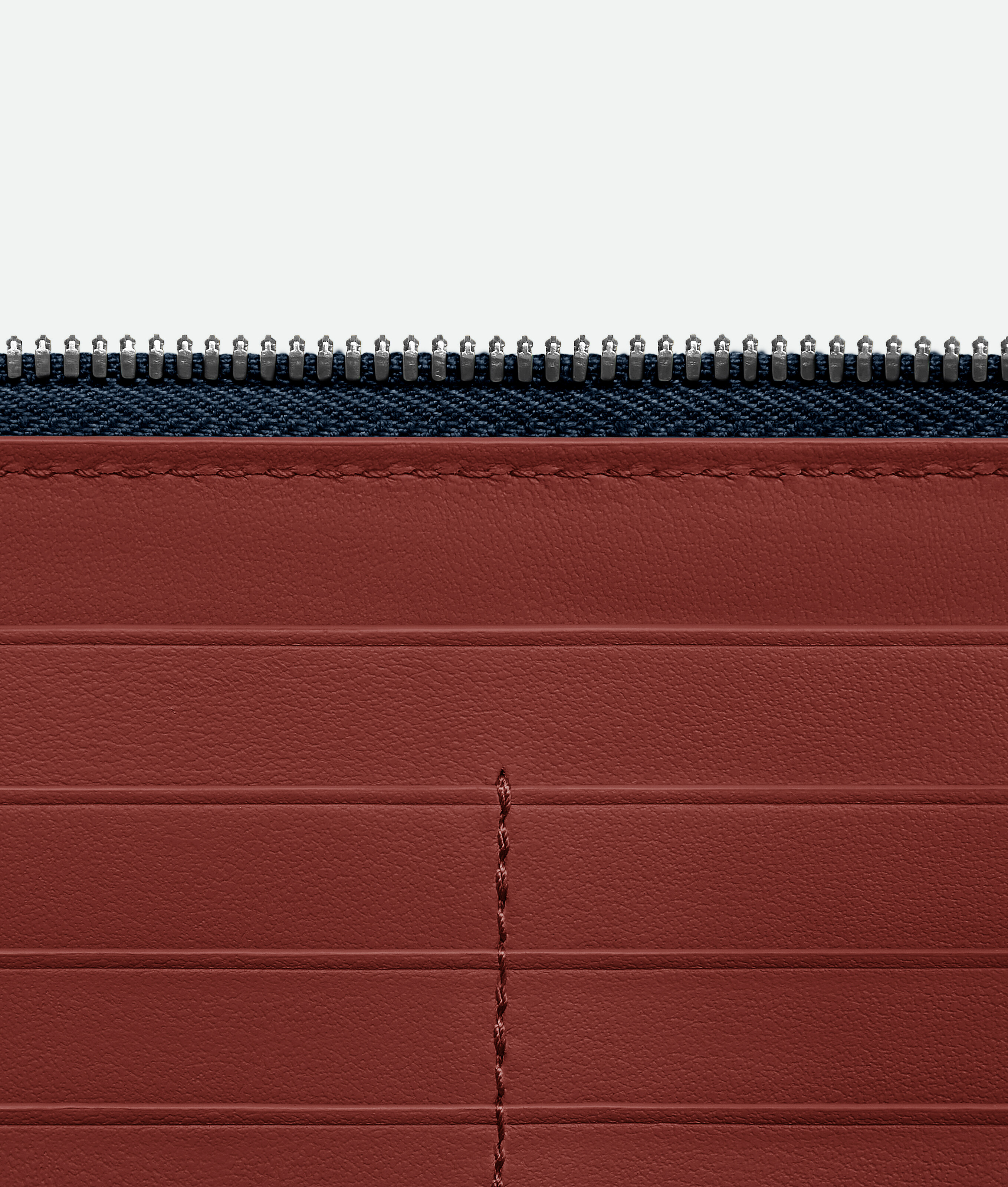 Bottega Veneta Cassette Zip Around Wallet In Space/sapele