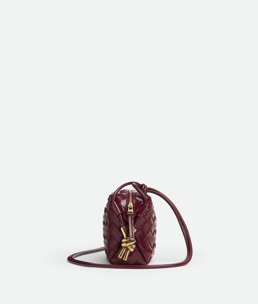 Bottega Veneta Loop Intrecciato Camera Bag Mini Apple Candy