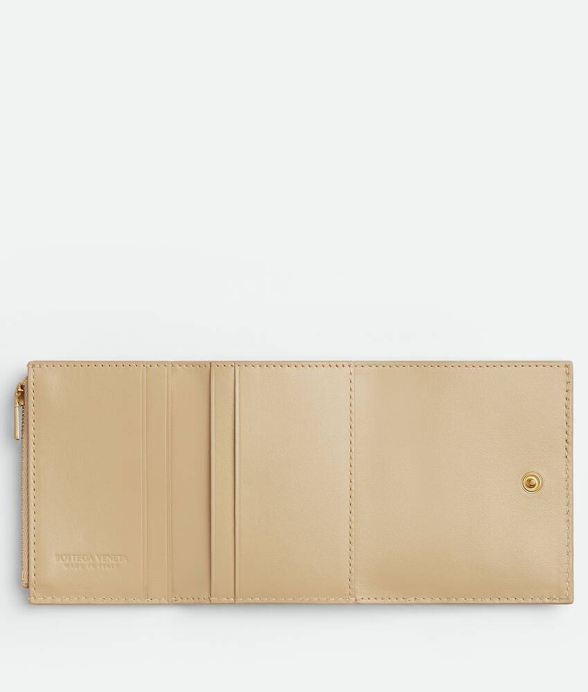 Display a large version of the product image 2 - Small Intrecciato Tri-Fold Zip Wallet