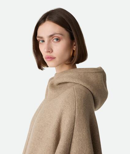 Cashmere Hooded Cape