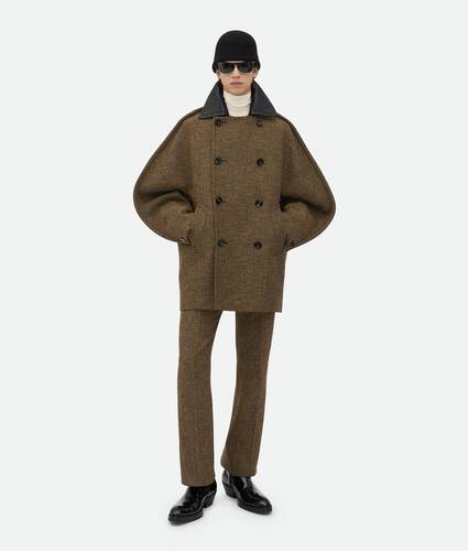 Display a large version of the product image 1 - Double Compact Cotton Frise Coat