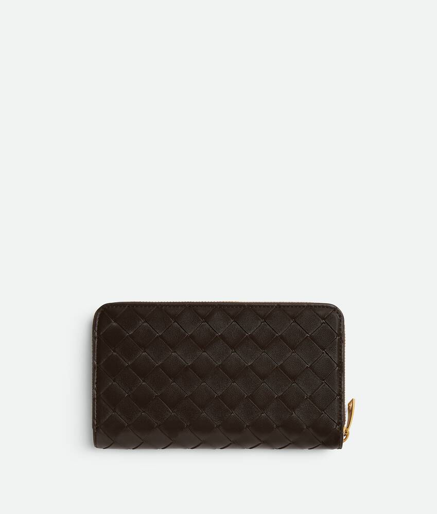 Display a large version of the product image 3 - Intrecciato Diagonal Large Zip Around Wallet