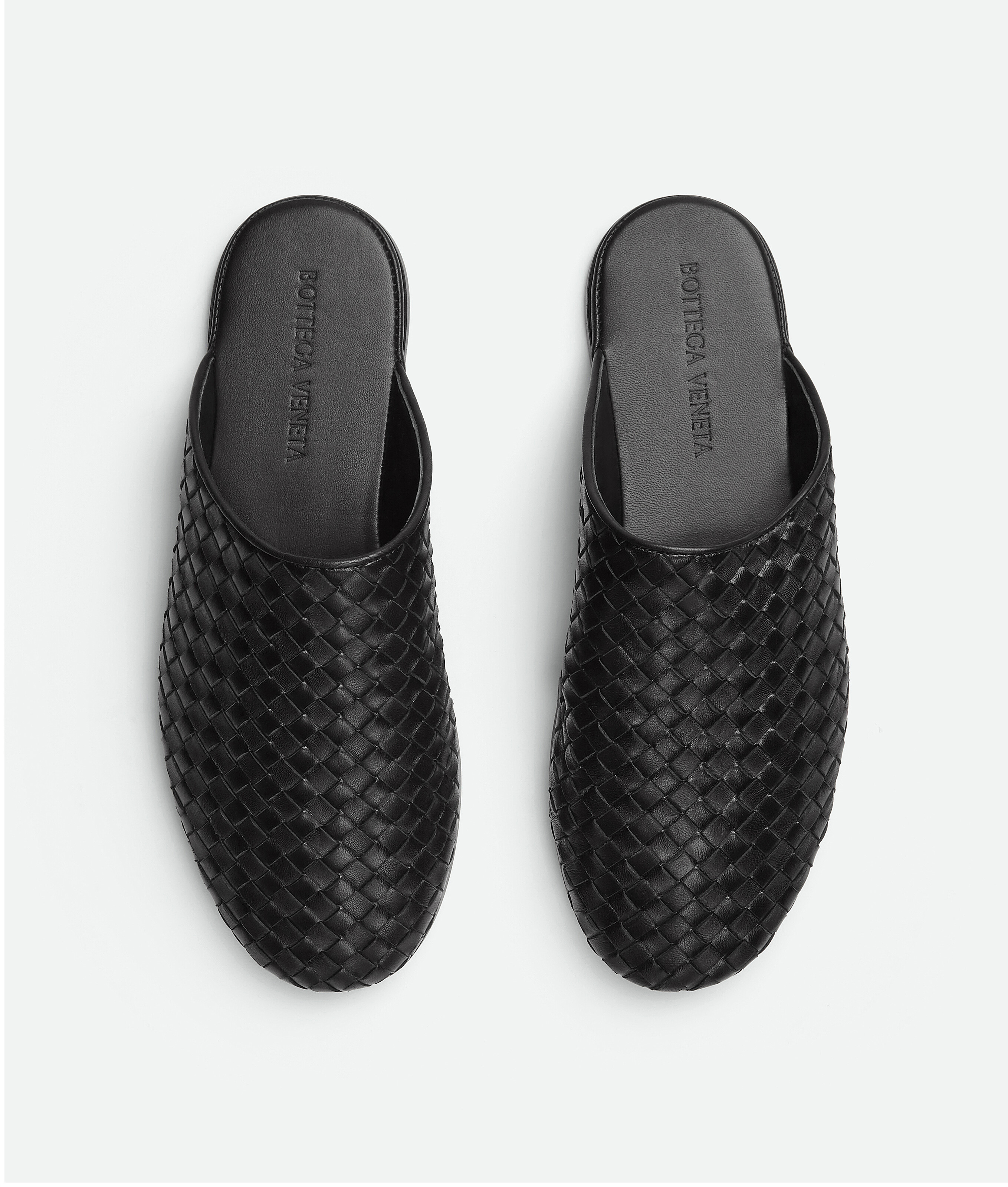 Shop Bottega Veneta Sunday Slipper In Black