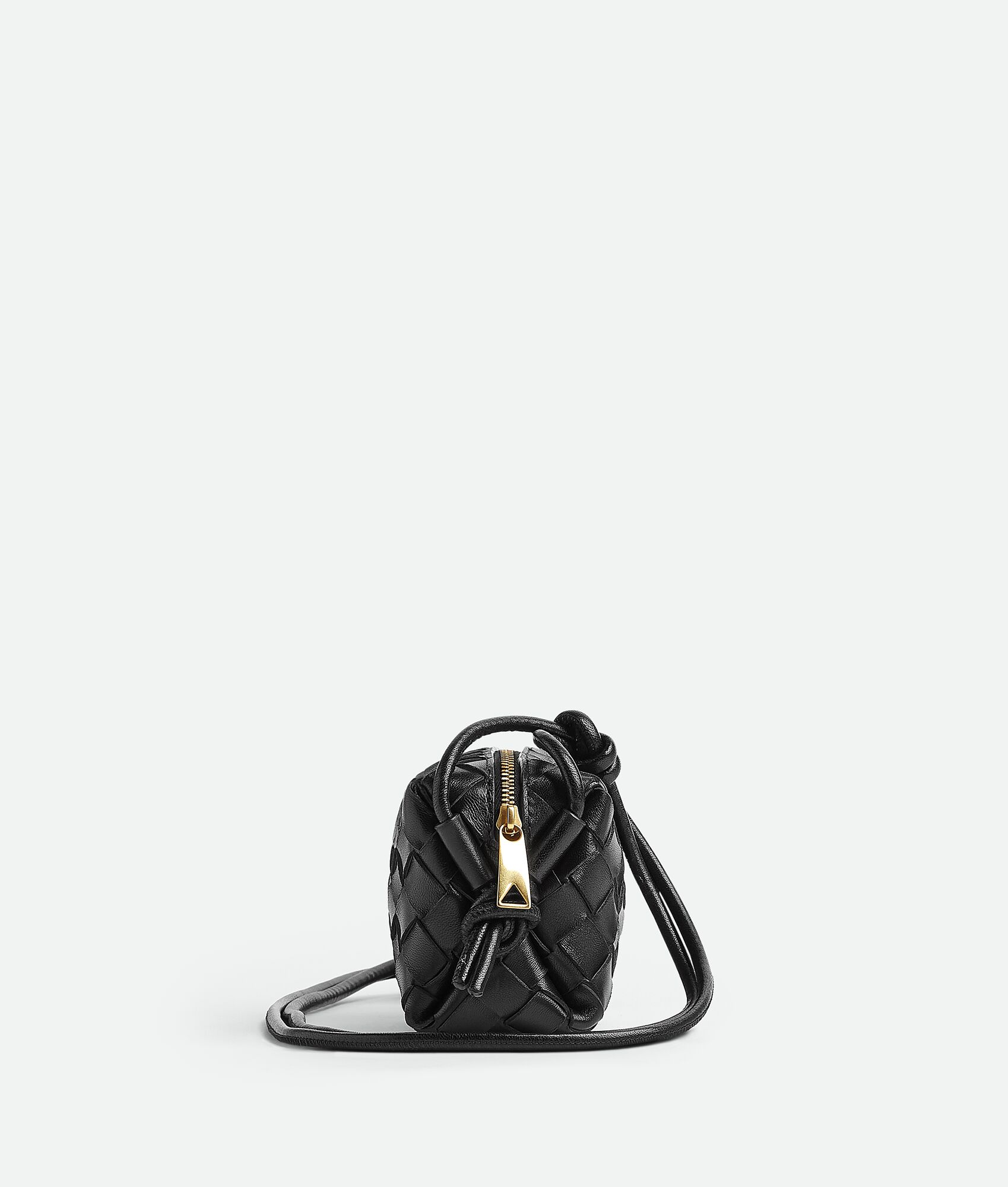 Bottega Veneta® Candy Loop Camera Bag in Black. Shop online now.