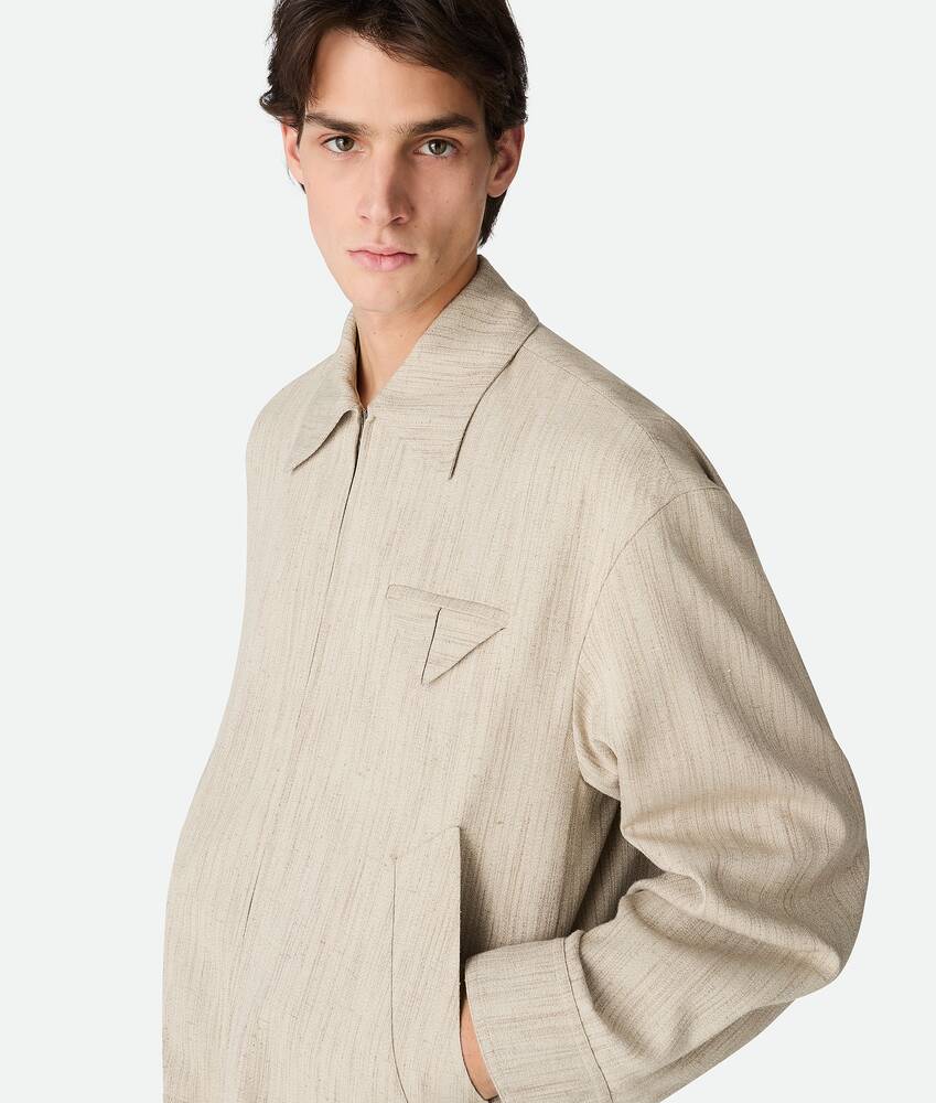 Display a large version of the product image 4 - Viscose And Silk Kimono Blouson