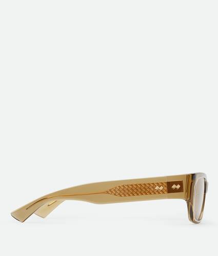 Intrecciato Square Sunglasses