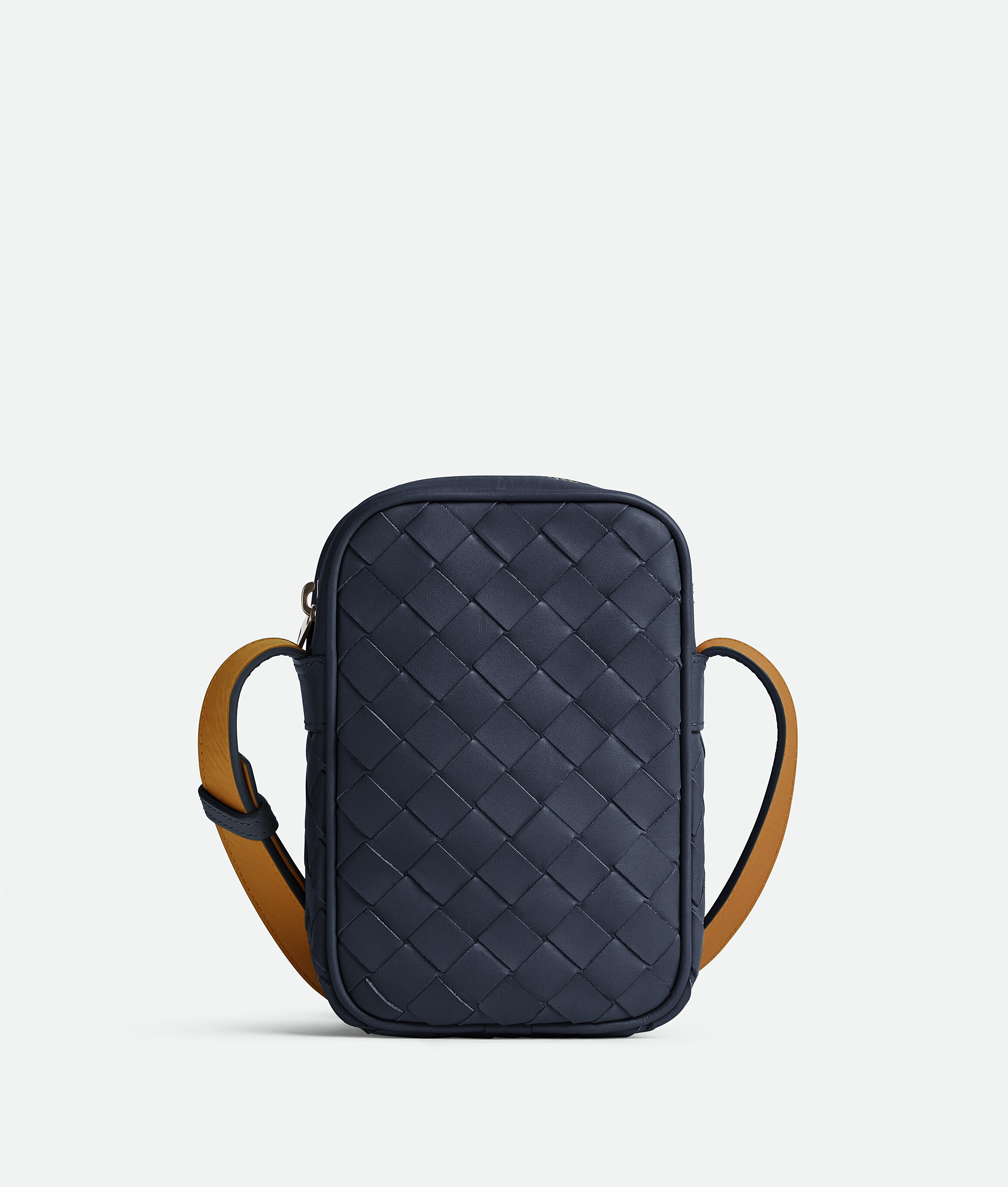 Bottega Veneta® Men's Mini Cassette Cross-Body Bag in Dark Green