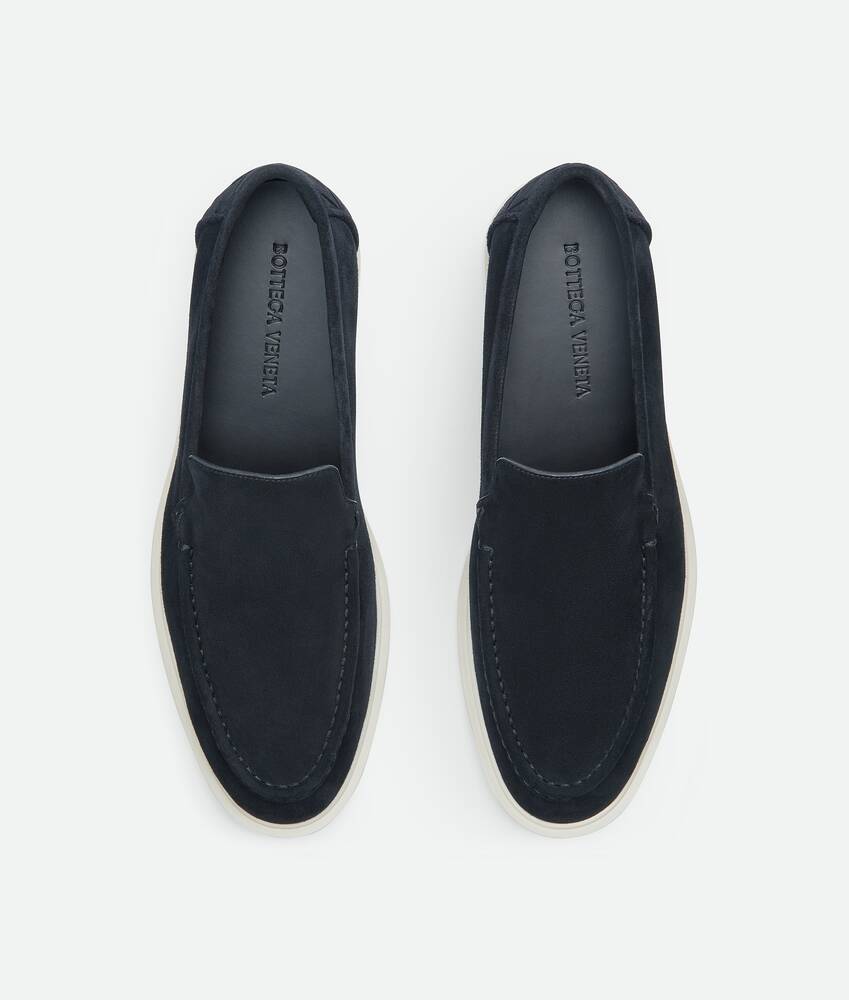 Bottega Veneta® Men's Astaire Loafer in Dark ink. Shop online now.