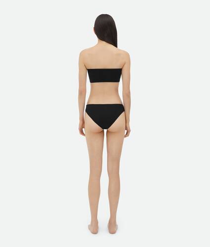 Stretch Nylon Bikini With Knot Ring