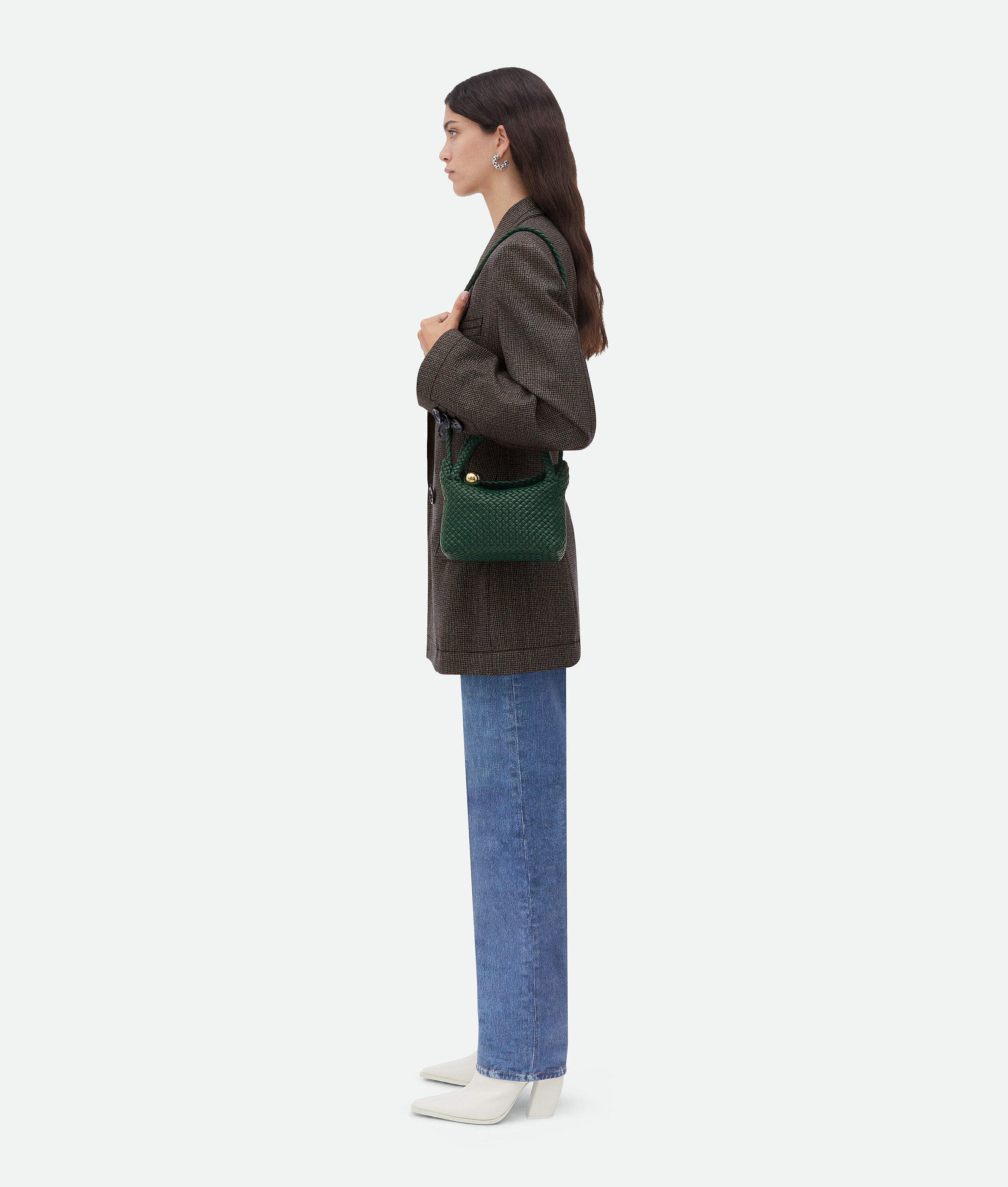 Tosca petit format pour Femme en Emerald green Bottega Veneta France FR - Image 2