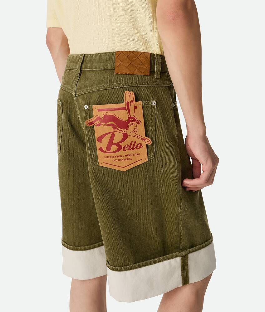 Display a large version of the product image 4 - Colored Denim Shorts