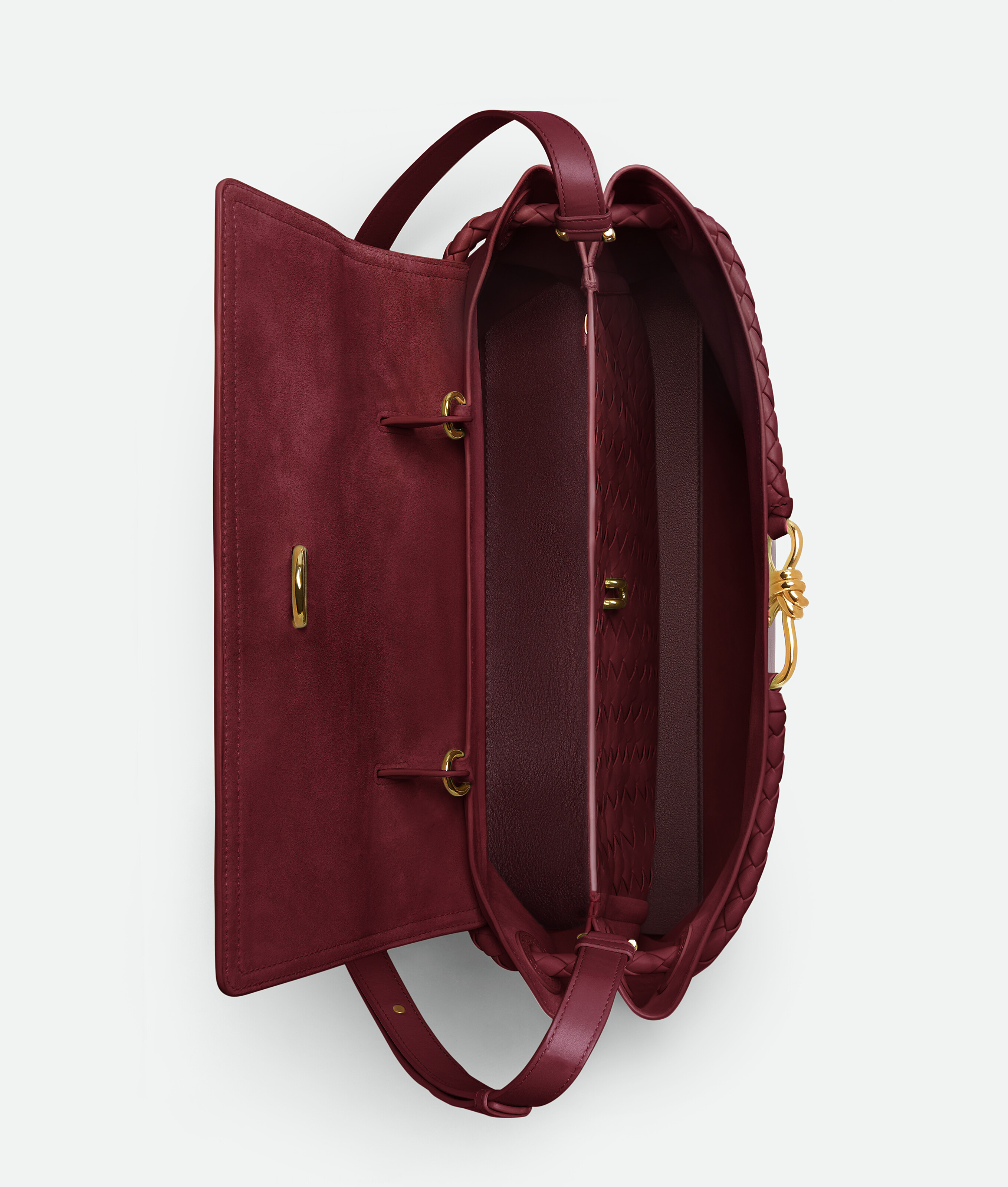 Bottega Veneta Ciao Ciao Medium Leather Tote Bag In Barolo