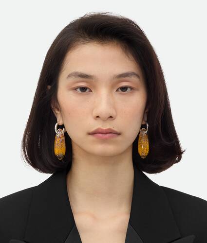 Ellipse Large Glass Earrings