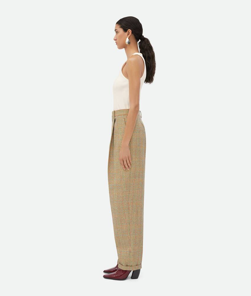 Display a large version of the product image 2 - Prince Of Wales Wool Trousers