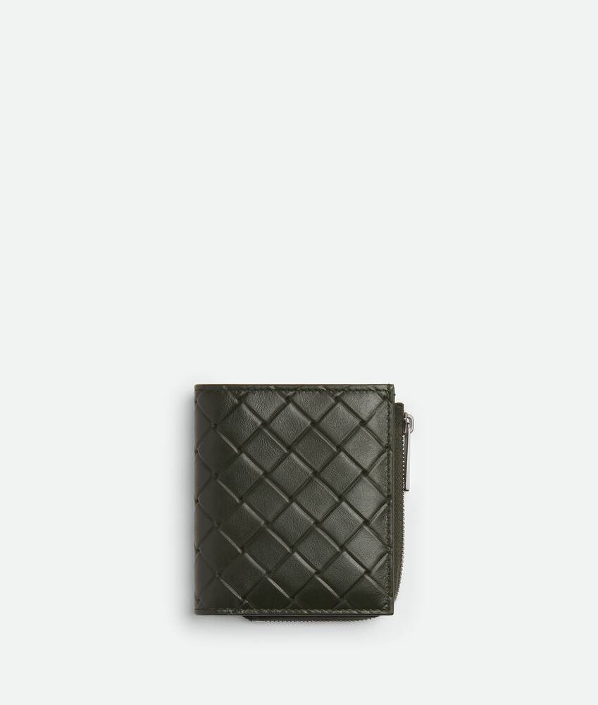 Display a large version of the product image 1 - Intrecciato Stamp Bi-Fold Wallet