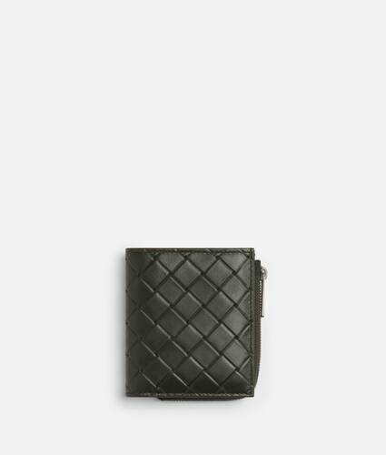 Display a large version of the product image 1 - Intrecciato Stamp Bi-Fold Wallet