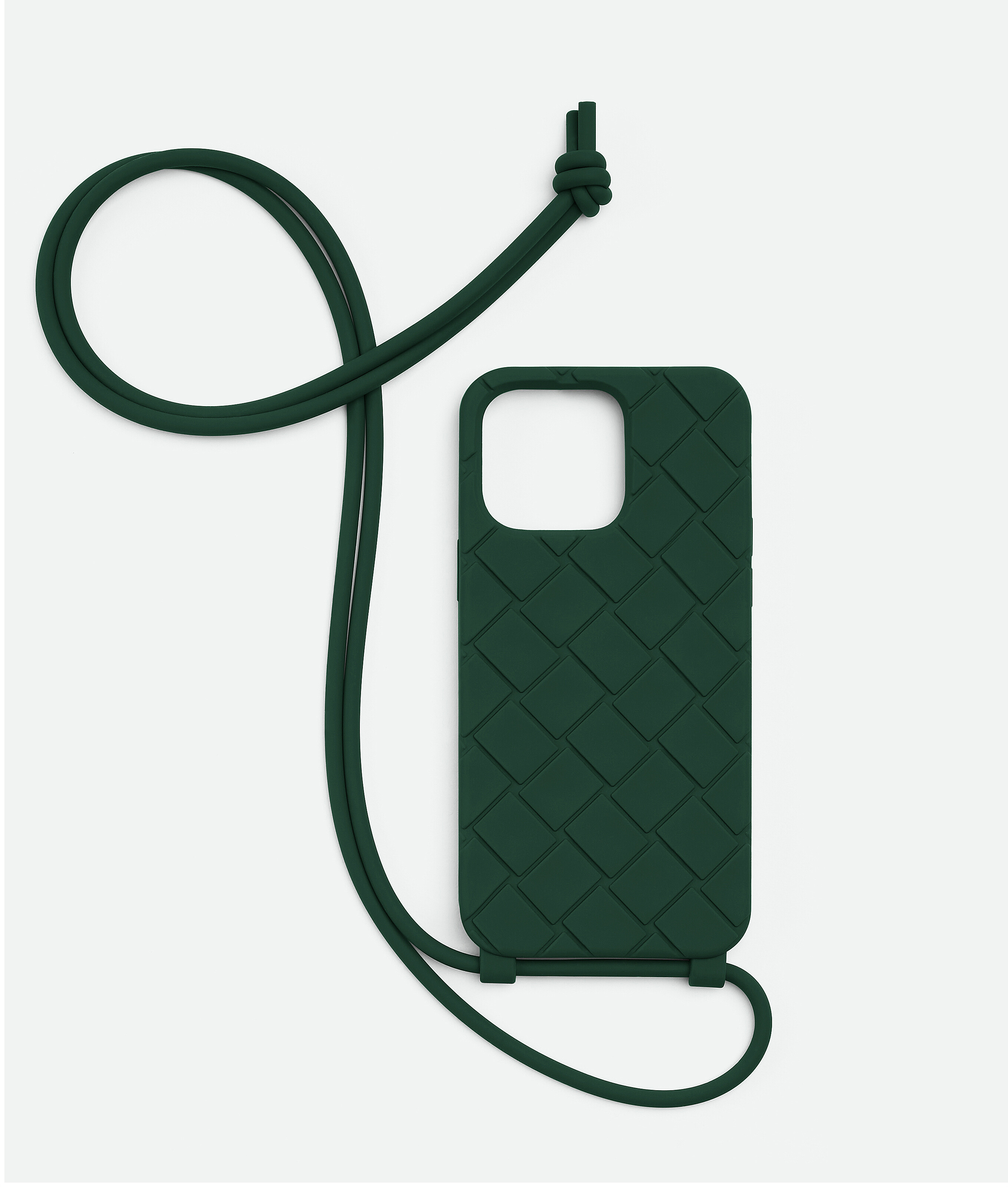 Bottega Veneta Iphone 14 Pro Max Case On Strap In Green