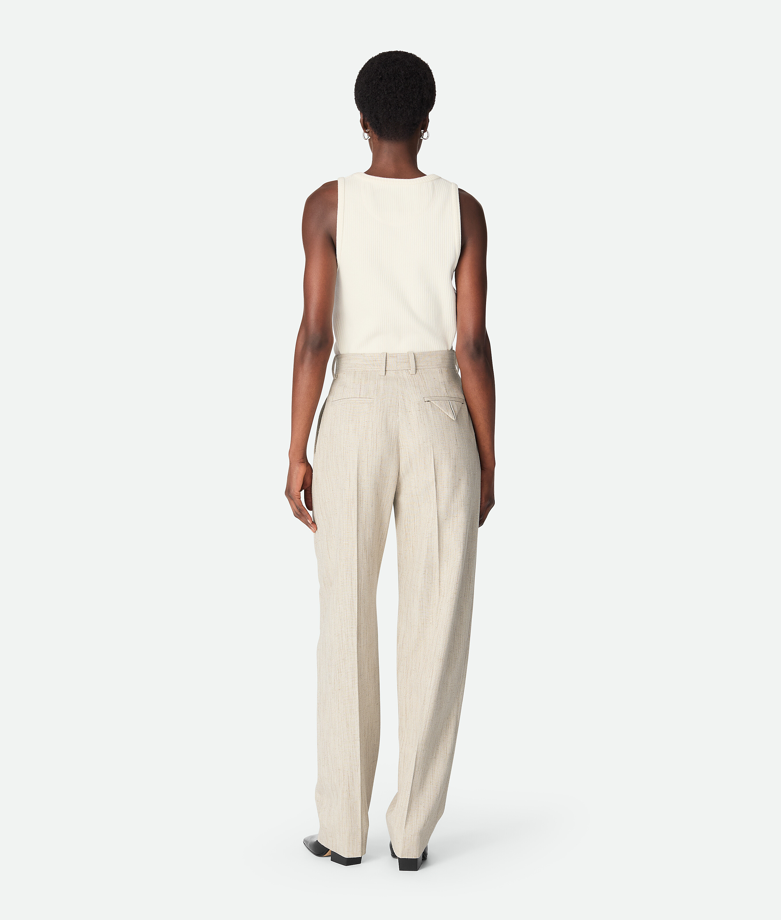 Bottega Veneta Hose Aus Viskose Und Seide