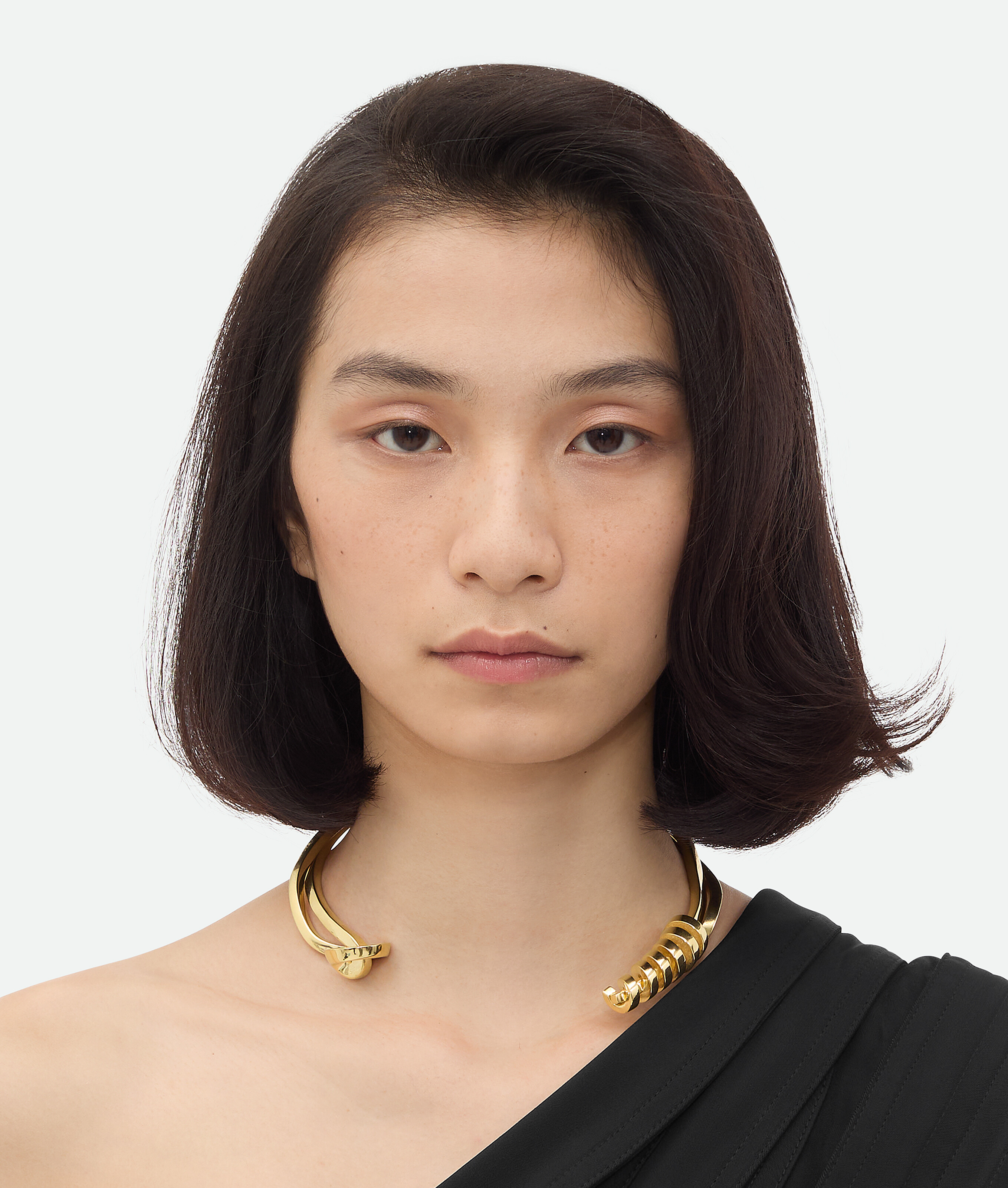 Bottega Veneta Twist Necklace - Yellow Gold - Woman