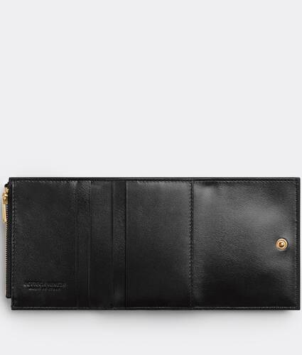 Cassette Tri-Fold Portemonnaie Mit Zip