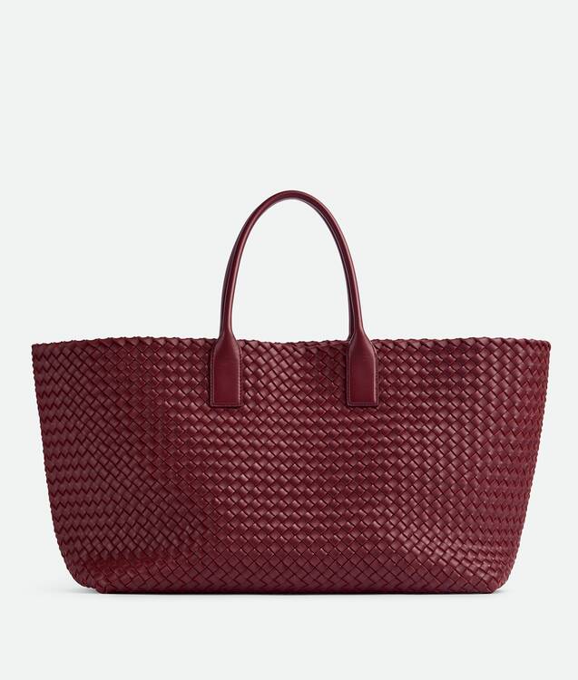 ボルドーイントレチャート トートバッグ| Bottega Veneta® 日本