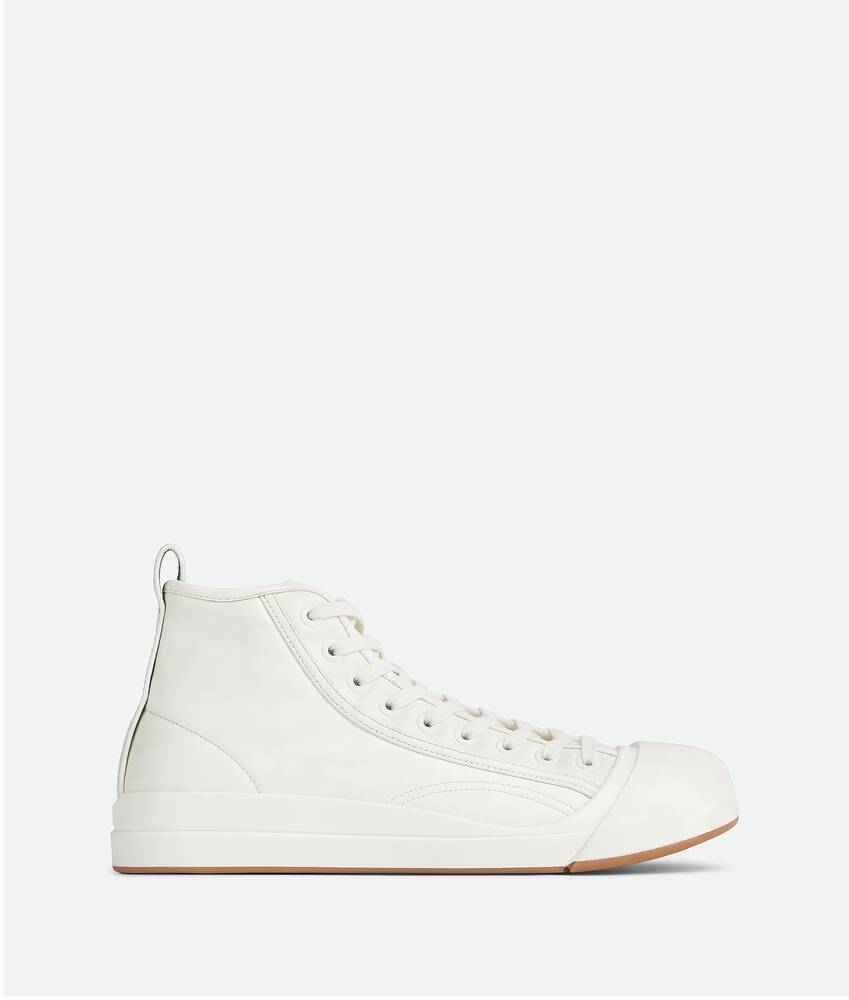 Bottega Veneta® Men's Vulcan Leather Sneaker in Optic white. Shop ...