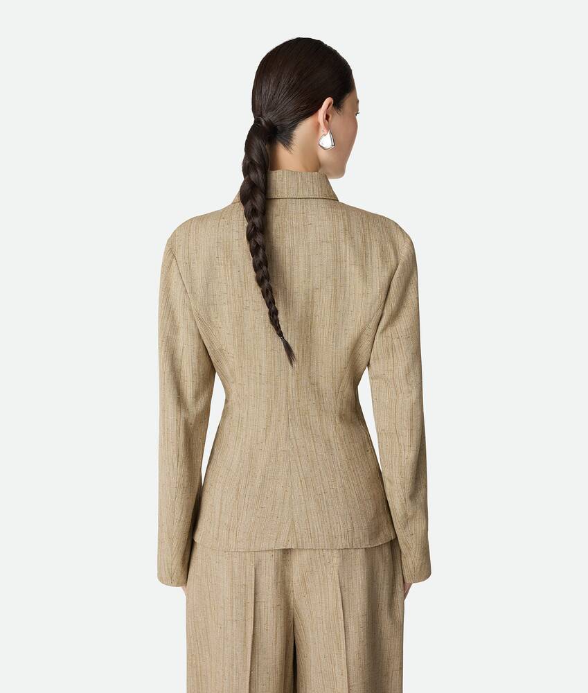 Display a large version of the product image 3 - Viscose Silk Shirt Jacket