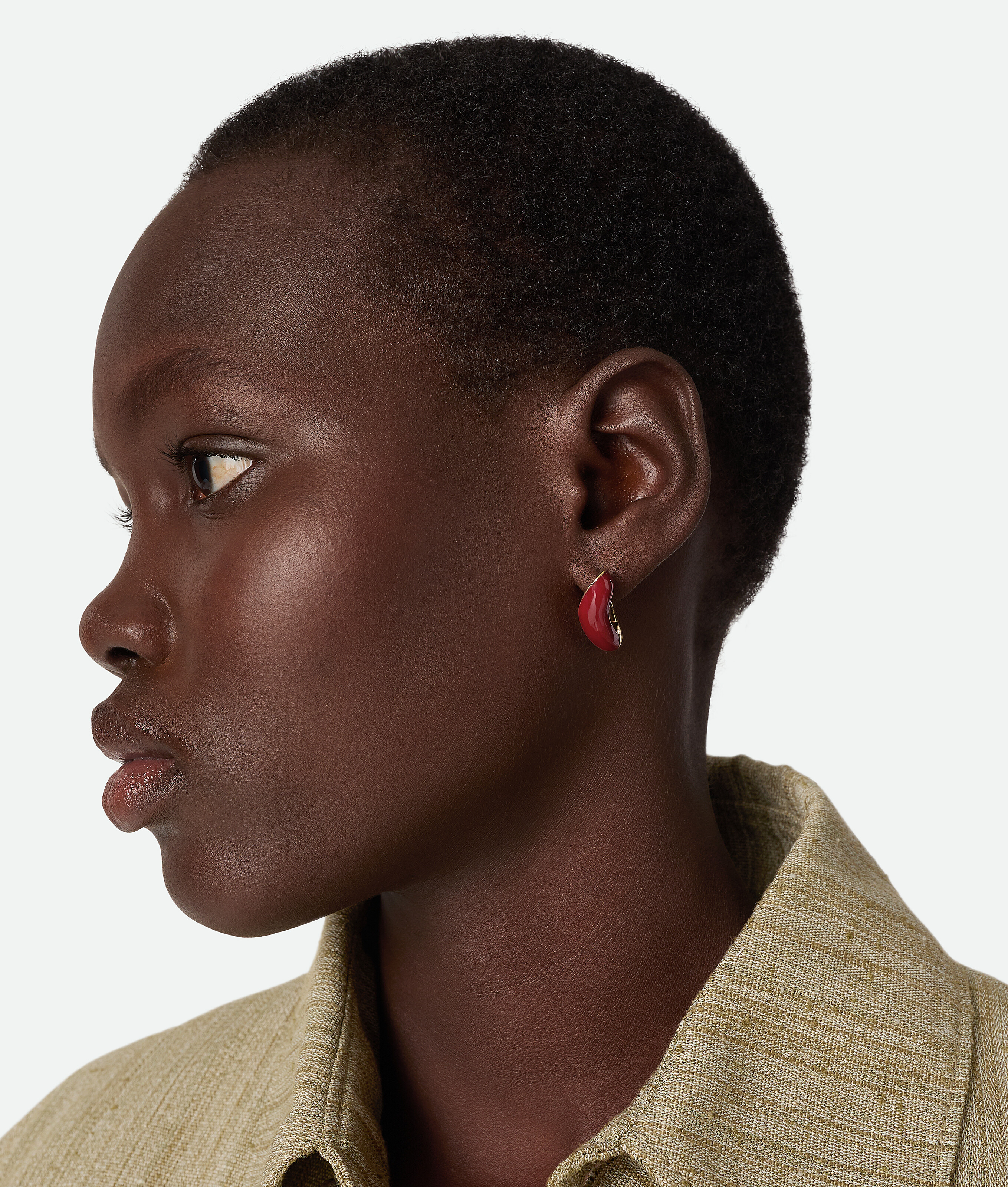 Bottega Veneta Cards Earrings - Syrup - Woman
