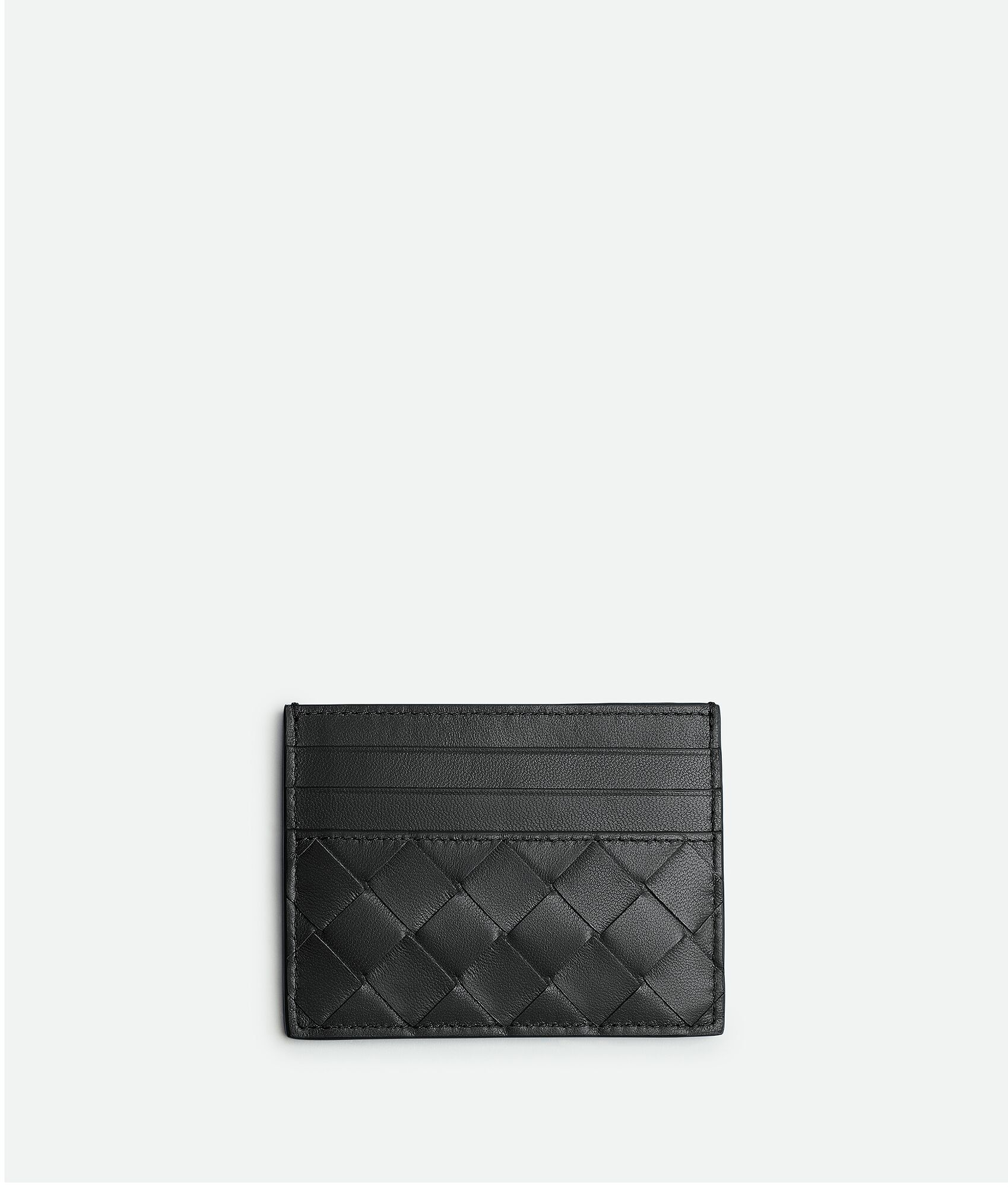Bottega Veneta® Women's Zipped Card Case in Black. Shop online now.